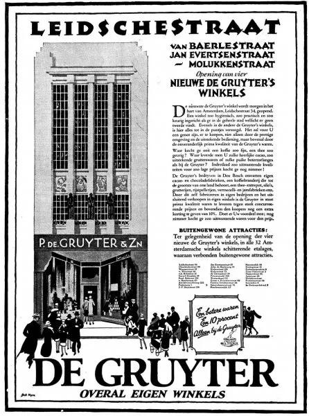 Afbeelding uit: november 1927. Advertentie in het Algemeen Handelsblad van 3 november 1927.