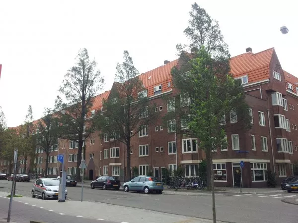 Afbeelding uit: augustus 2011. Tweede Van der Helststraat.