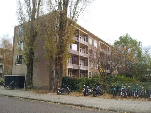 Afbeelding uit: november 2013. Ohmstraat 7-12 achterzijde, op het zuidoosten.