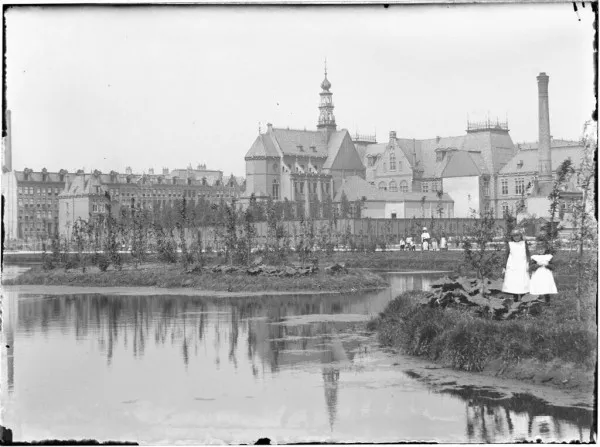 Afbeelding uit: juni 1894. Gezien vanuit het Oosterpark.