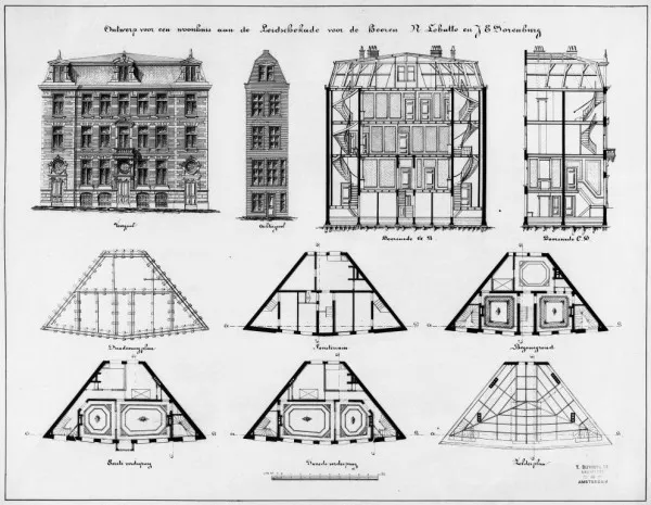 Afbeelding uit: 1885. De bouwtekeningen van Bijvoets.