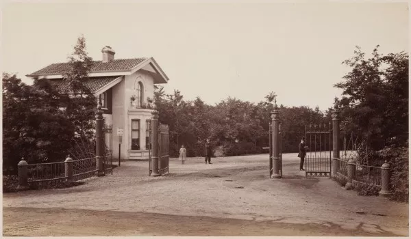 Afbeelding uit: 1868. Gezien vanaf de Stadhouderskade.