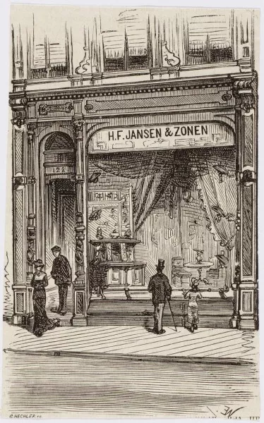 Afbeelding uit: Circa 1881. De meubelzaak van Jansen.