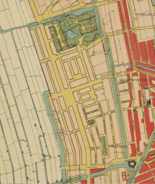 Afbeelding uit: 1922. Het stratenplan.