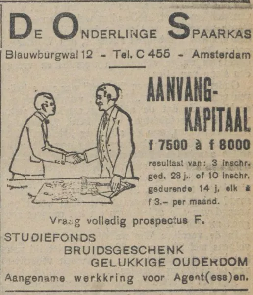 Afbeelding uit: juni 1920. Advertentie in het Limburgsch Dagblad.