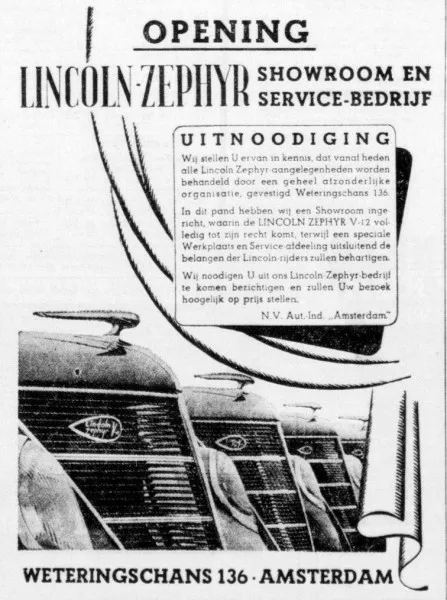 Afbeelding uit: maart 1937. Advertentie in de Telegraaf van 15 maart 1937.