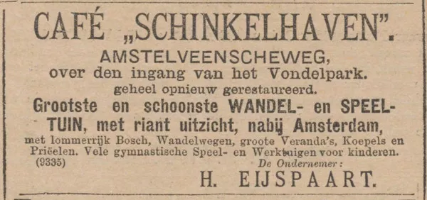 Afbeelding uit: juni 1888. Advertentie in Het Nieuws van den Dag.