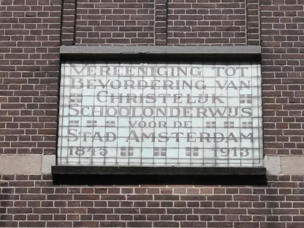 Afbeelding uit: juli 2019. Vereeniging tot bevordering van Christelijk Schoolonderwijs voor de Stad Amsterdam
1845 1913