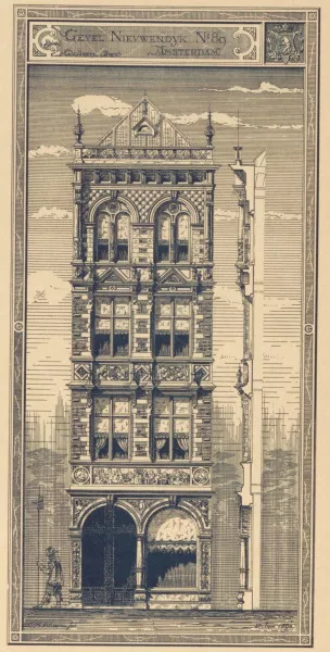 Afbeelding uit: 1891. Afbeelding uit De architect, jaargang 2 nr. 1/2, 1891.