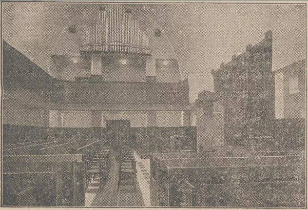 Afbeelding uit: 1931. Foto uit De Standaard van het interieur.
