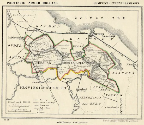 Afbeelding uit: 1869. De gemeente Weesperkarspel in 1869.
