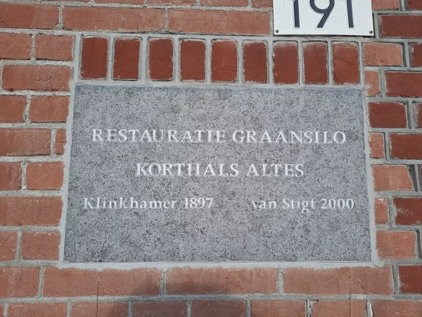 Afbeelding uit: september 2022. "Restauratie Graansilo Korthals Altes
Klinkhamer 1897
van Stigt 2000"