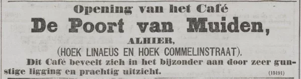 Afbeelding uit: april 1881. Advertentie in het Algemeen Handelsblad van 17 april 1881.