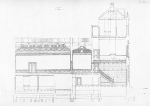 Afbeelding uit: 1861. Dwarsdoorsnede.