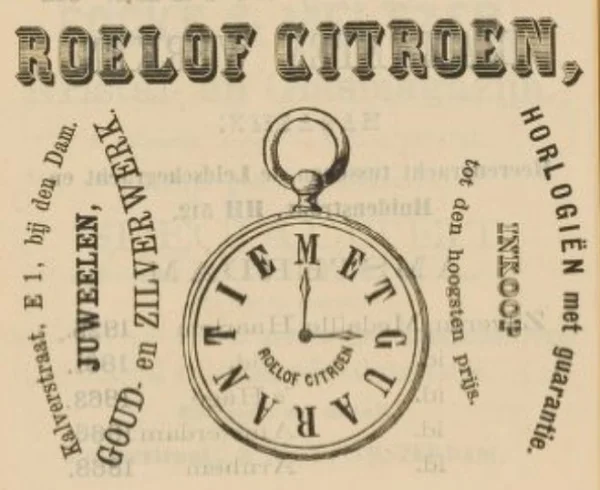 Afbeelding uit: 1871. Advertentie van Citroen uit 1871.