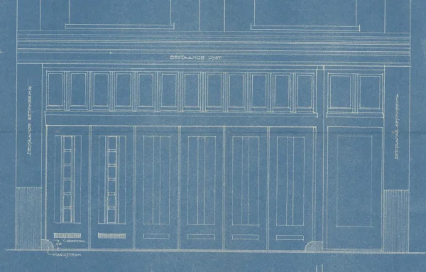 Afbeelding uit: 1930. De garagepui van G.J. Rutgers.