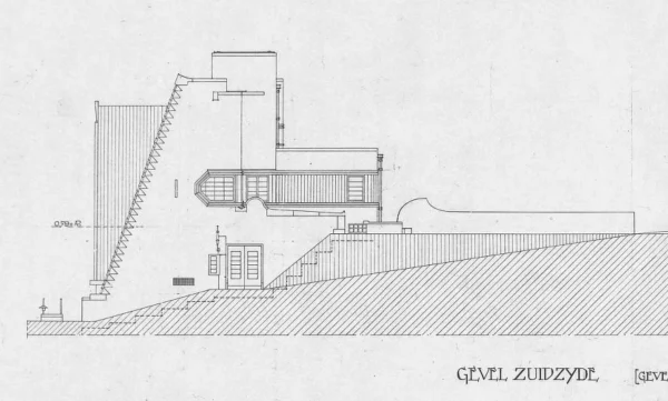 Afbeelding uit: 1925. De zuidelijke gevel.