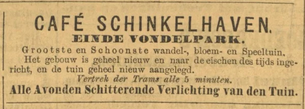 Afbeelding uit: juni 1898. Advertentie in het Algemeen Handelsblad van 26 juni 1898.