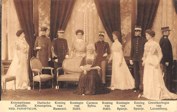 Afbeelding uit: 1916. Leden van buitenlandse koningshuizen.