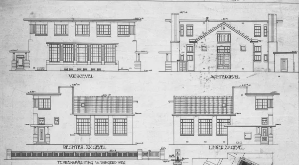 Afbeelding uit: 1923. Gevels.