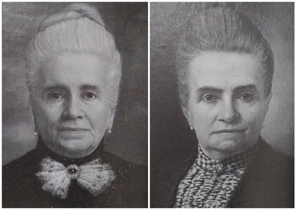 Afbeelding uit: 1903. Portretten van de gezusters Insinger: Anna Hermina (1824-1910) en Marie Henriette Albertine (1831-1916).
