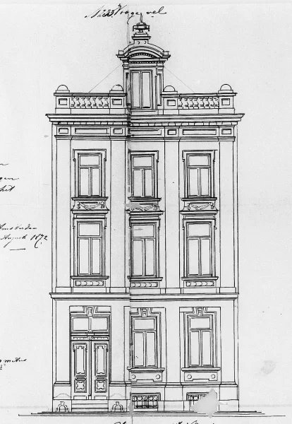 Afbeelding uit: 1872. Bron afbeelding: Stadsarchief.