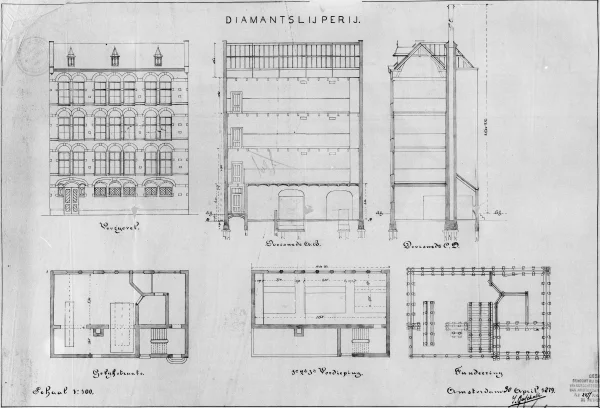 Afbeelding uit: april 1879. De eerste fase.
Bron afbeelding: Stadsarchief.