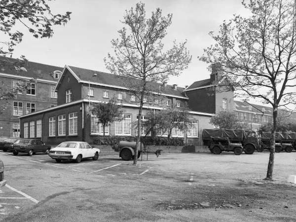 Afbeelding uit: juni 1986. In de nadagen van de kazerne. Bron: RCE Amersfoort, doc.nr 262.758.