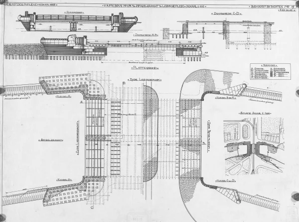 Afbeelding uit: 1925. Aanzicht en plattegrond.