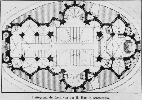 Afbeelding uit: 1970. Plattegrond (reproductie). Bron: Rijksdienst voor het Cultureel Erfgoed, doc.nr 140.549A.