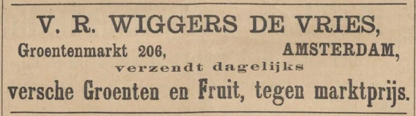 Afbeelding uit: mei 1898. Advertentie in de Harlinger Courant van 22 mei 1898.