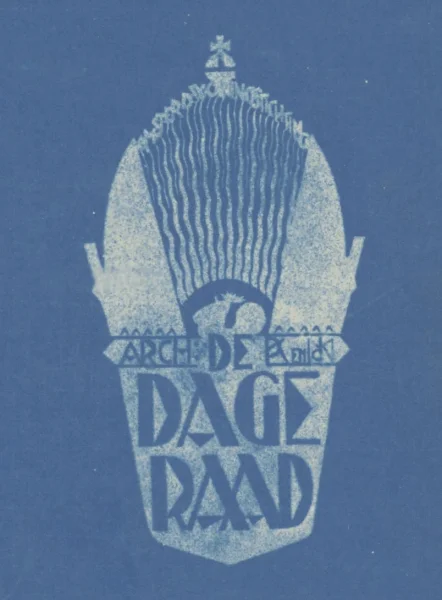Afbeelding uit: 1920. Embleem dat Kramer en De Klerk gebruikten voor het project.