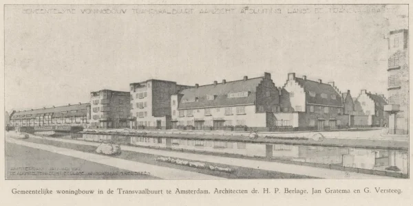 Afbeelding uit: 1920. Langs de Ringvaart.