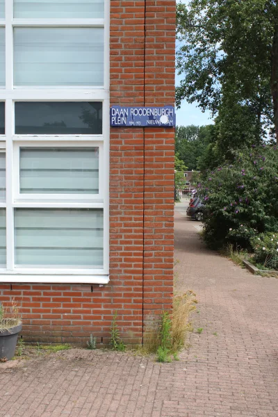 Afbeelding uit: juli 2026. In de wijk Elzenhagen is een straat vernoemd naar Roodenburgh.