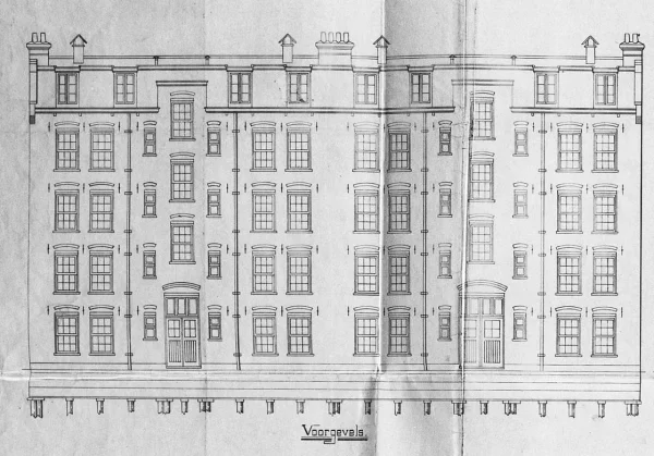 Afbeelding uit: 1902. De voorgevels.