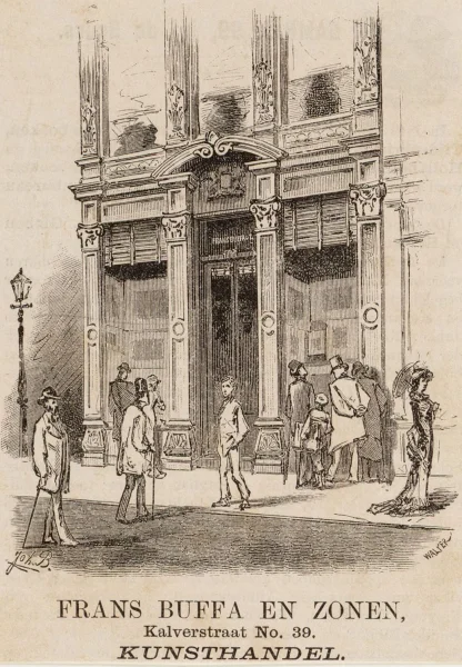 Afbeelding uit: 1883. Prent uit 1883, gravure van Johannes Walter (1839-1895).
Bron afbeelding: Stadsarchief.