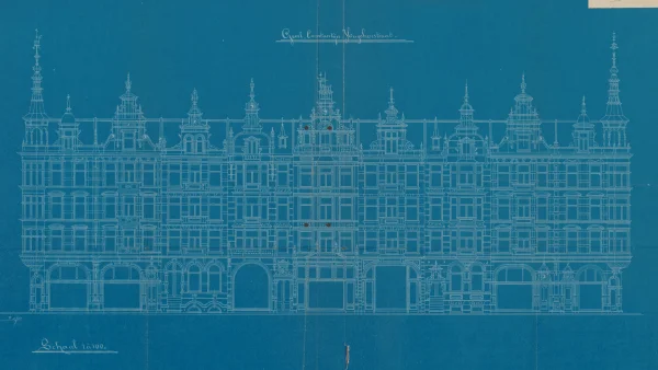 Afbeelding uit: 1895. Ontwerp van de gevels aan de Constantijn Huygensstraat.