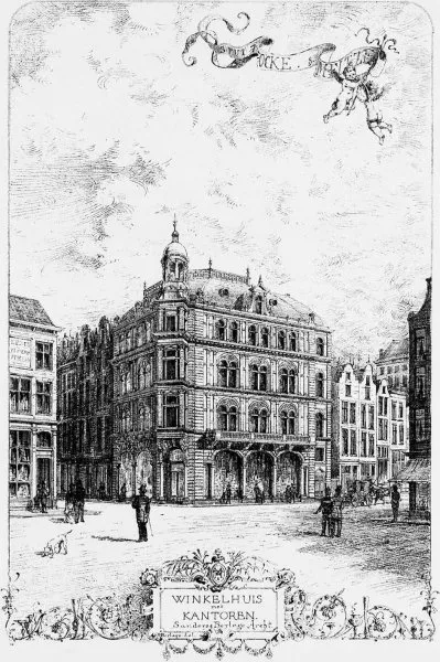 Afbeelding uit: 1885. Situatieschets van de architecten.