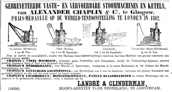 Afbeelding uit: juli 1863. Advertentie in het Algemeen Handelsblad.