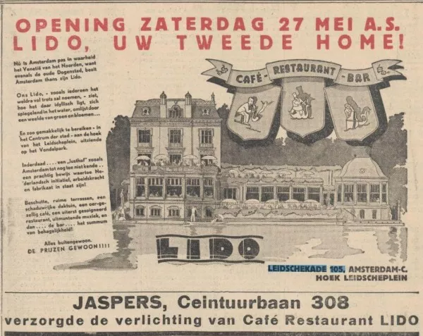Afbeelding uit: mei 1933. Advertentie in het Algemeen Handelsblad van 26 mei 1933.